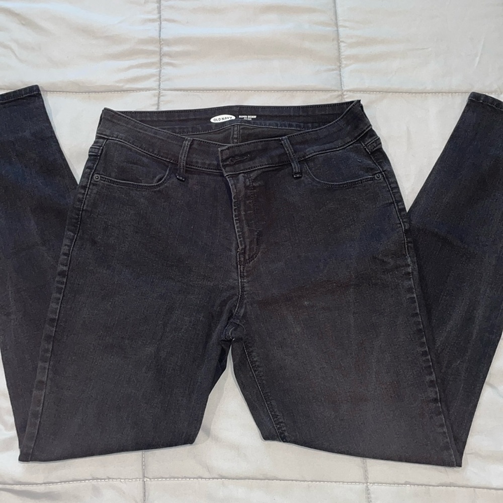Old Navy Super Skinny Mid Rise Jeans